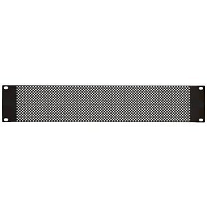 avsl Adastra 2U 19" Rack Mount Perforated Blanking Panel, Steel, Black (853.062UK)